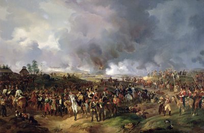 Die Völkerschlacht bei Leipzig, 1813 von Alexander Ivanovich Sauerweid